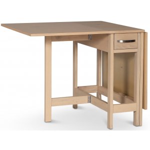 Fårö klapbord - Whitewash (Lys eg) + Møbelplejesæt til tekstiler
