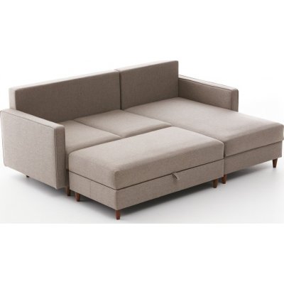 Eca divan sofa hjre - Creme hvid