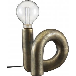 Bemrk Swirl bordlampe - Messing - 18 cm