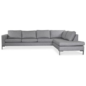 Nova 3-personers sofa med ben afslutning - Hjre + Pletfjerner til mbler