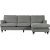 Birmingham Howard divan sofa i grt stof