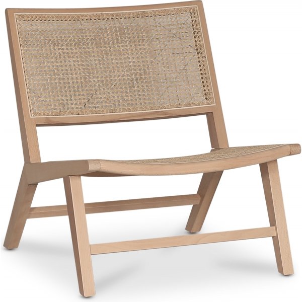 Porto Svea lounge-lnestol - Natur/rattan
