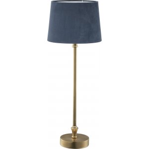 Liam bordlampe - Bl/messing - 59 cm