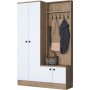 Mendy hallmbler 120 cm - Valnd/hvid
