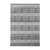 Håndvævet tæppe Romano - Sølv - 160x230 cm