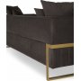 Magenta 3-personers sofa - Mrkebrun