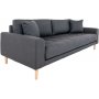 Lido 3-personers sofa - Mrkegr