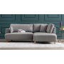 Felix divan sofa hjre - Lysegr
