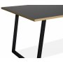 Edge spisebord 240x90 cm - Gr hjtrykslaminat (HPL)