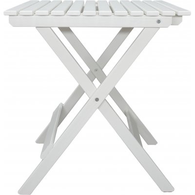 Wilma udendrs gruppebord 65 x 65 cm inkl. 2 Knohult stole - Hvid