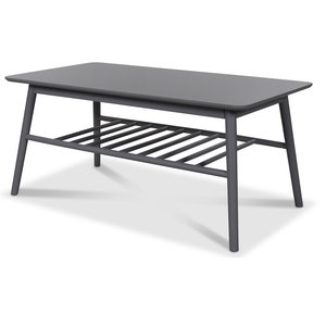 Saltö gråt sofabord med hylde 110 x 60 cm + Møbelplejesæt til tekstiler Saltö gråt sofabord med hylde 110 x 60 cm + Møbelplejesæt til tekstiler