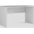Funktion Plus skrivebord 120,2 x 60 x 72,4 cm - Hvid