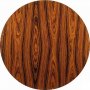 Mens udtrkbart rundt spisebord 100x168 x 100 cm - Palisander laminat