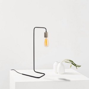 Denge bordlampe - Sort/nikkel