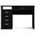 Funktion Plus skrivebord med 4 skuffer 109,3 x 48,5 cm - Sort ske