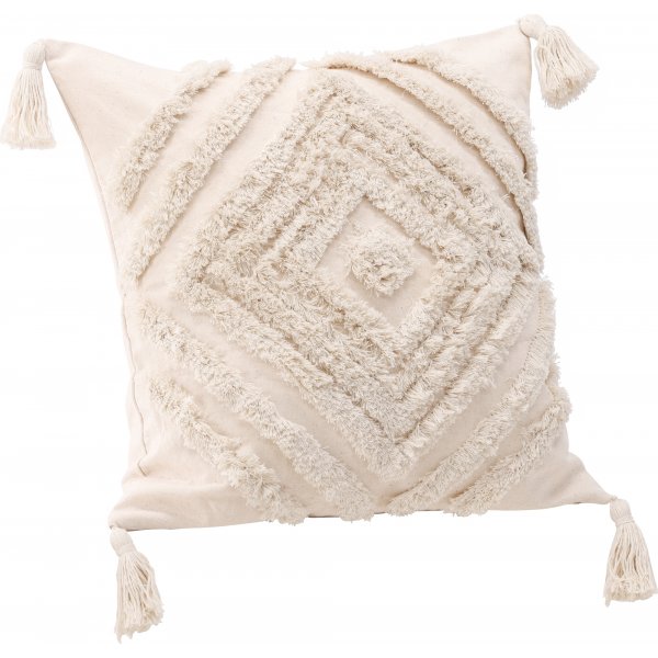 Vildt pudebetrk 45 x 45 cm - Rhvid