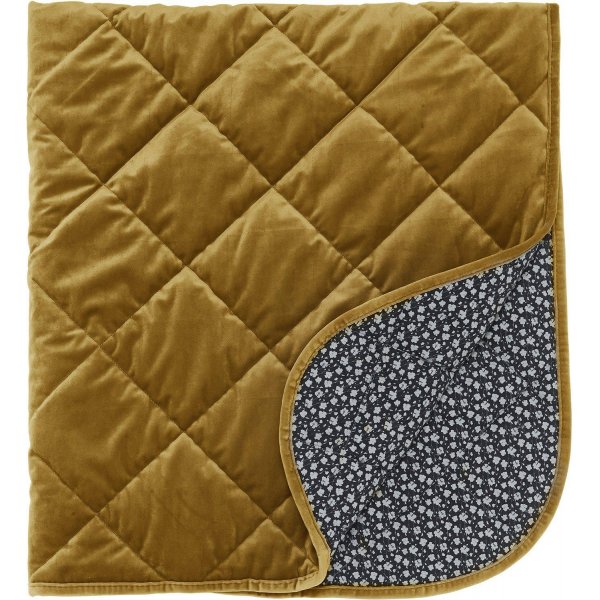 Emmet plaid 130 x 150 cm - Honning