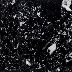 Bordplade i sort marmor - 55 cm