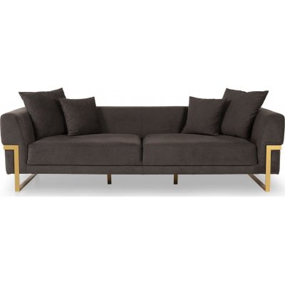 Magenta 3-personers sofa - Mørkebrun