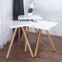 Triple spillebord 34 x 34 cm - Hvid