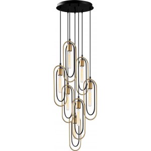 Ceres loftslampe 2051 - Sort/guld