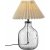 Groove bordlampe - Klart glas/Natur