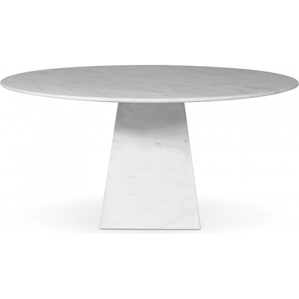 Pegani rundt spisebord i hvid marmor - D145 cm