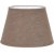 Oval Selected Linen lampeskrm - Mocca - 25 cm