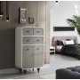 Grdig kommode - Grn/beige