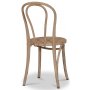 Danderyd No.18 stol i bjet tr - Whitewash/rattan
