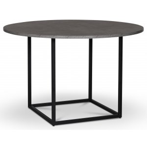 Sintorp rundt spisebord 115 cm - Beton (Eksklusivt laminat) + Mbelplejest til tekstiler