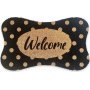 Elfali drmtte Sort/beige - 45 x 75 cm