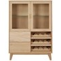 Nordli vitrineskab - Lys eg