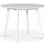 Sandhamn spisebordsst; Rundt spisebord med 4 stk. Castor spisebordsstole i whitewash