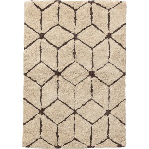 Petrus badevrelsestppe 60x90 cm - Beige/mrk brun