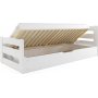 Ernie juniorseng med opbevaring 90 x 200 cm - Alle farver