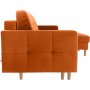 Noret sovesofa divan sofa - Orange rd