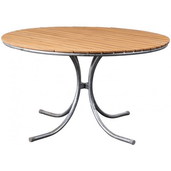Mllan rundt bord 130 cm - teaktr