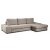 Quattro 3-personers divan sofa 305 cm - Beige