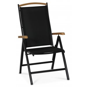 Ekenäs positionsstol - Sort aluminium / Polywood + Pletfjerner til møbler