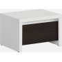 Kaspisk sengebord - Hvid/wenge