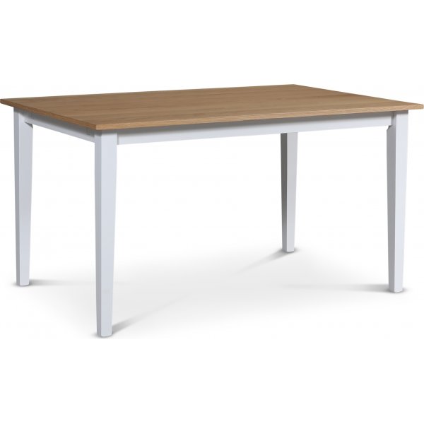 Fr spisebord 140 cm - Eg/hvid