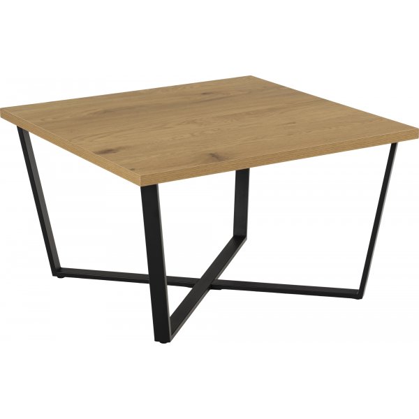 Amble sofabord 75 x 75 cm - Eg/sort
