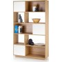 rken reol 110 cm - Eg/hvid