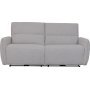 Elektrisk lnestol 3-personers sofa - Lys boucl
