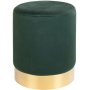 Gamby puf - Grn / messing