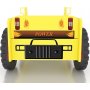 Monster truck tremmeseng - 90 x 190 cm