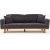 Reims 3-personers sofa - antracit