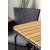 Holmbeck udendrs spisegruppe med 2 Malina stole - Sort/Natur