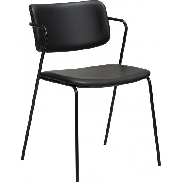 Zed spisestuestol - Sort PU